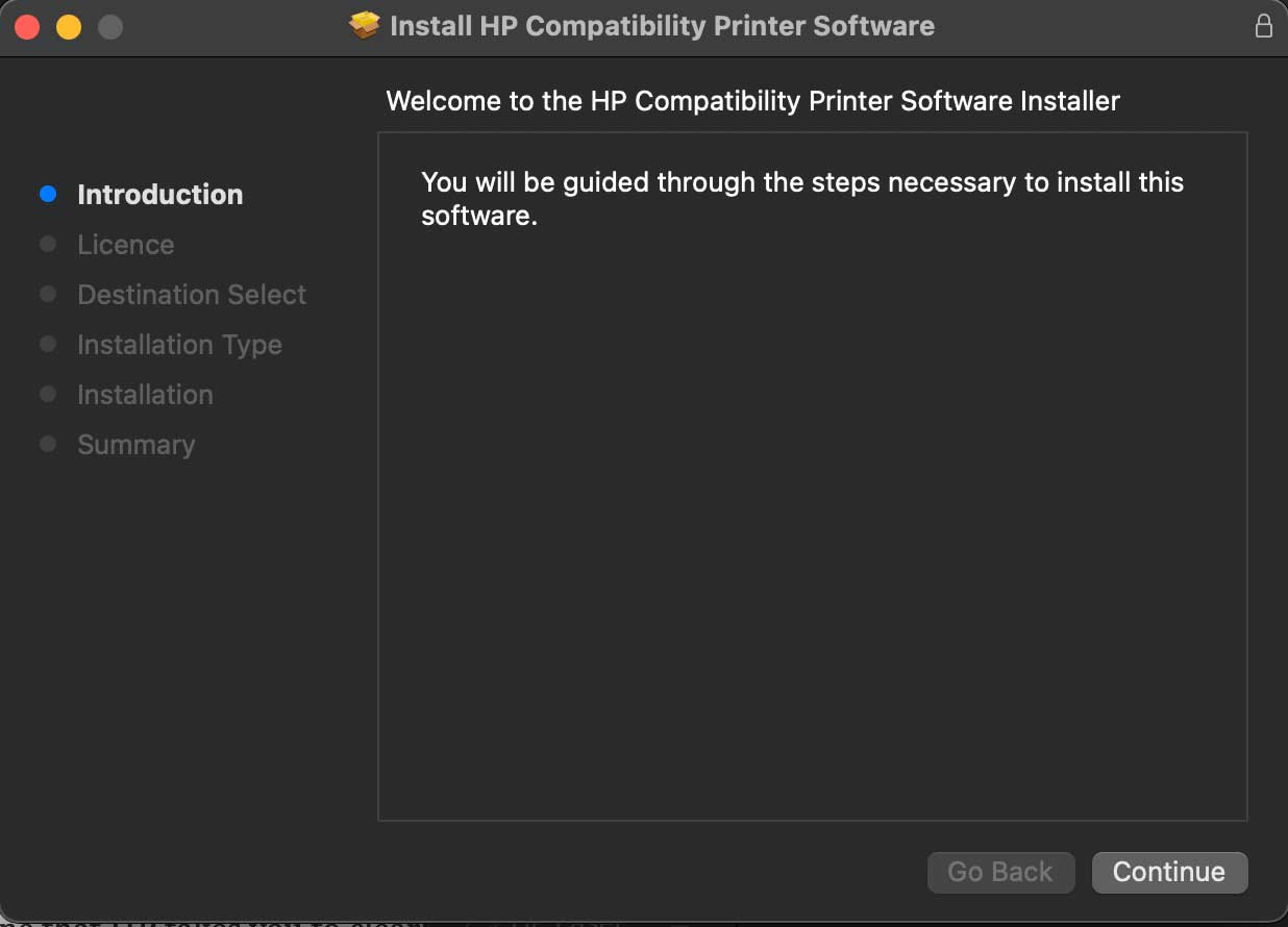 HP Printer Scanner Driver install for macOS 12.1